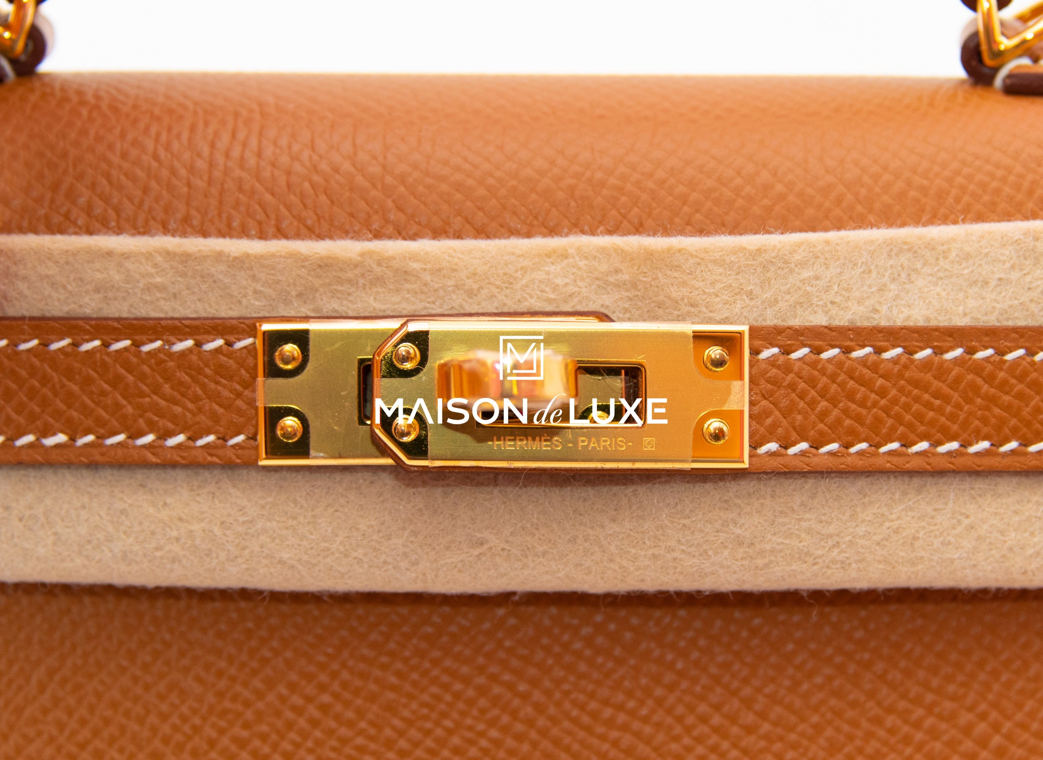 Hermès Mini Kelly 20 II in Rouge De Coeur Veau Epsom with Gold Hardware