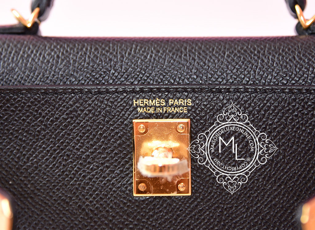 Hermes Gold Brown Mini Kelly II 20 Gold Hardware Bag – MAISON de LUXE
