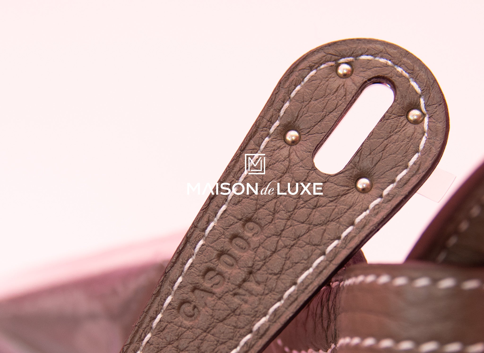 Lindy leather handbag Hermès Purple in Leather - 36356766