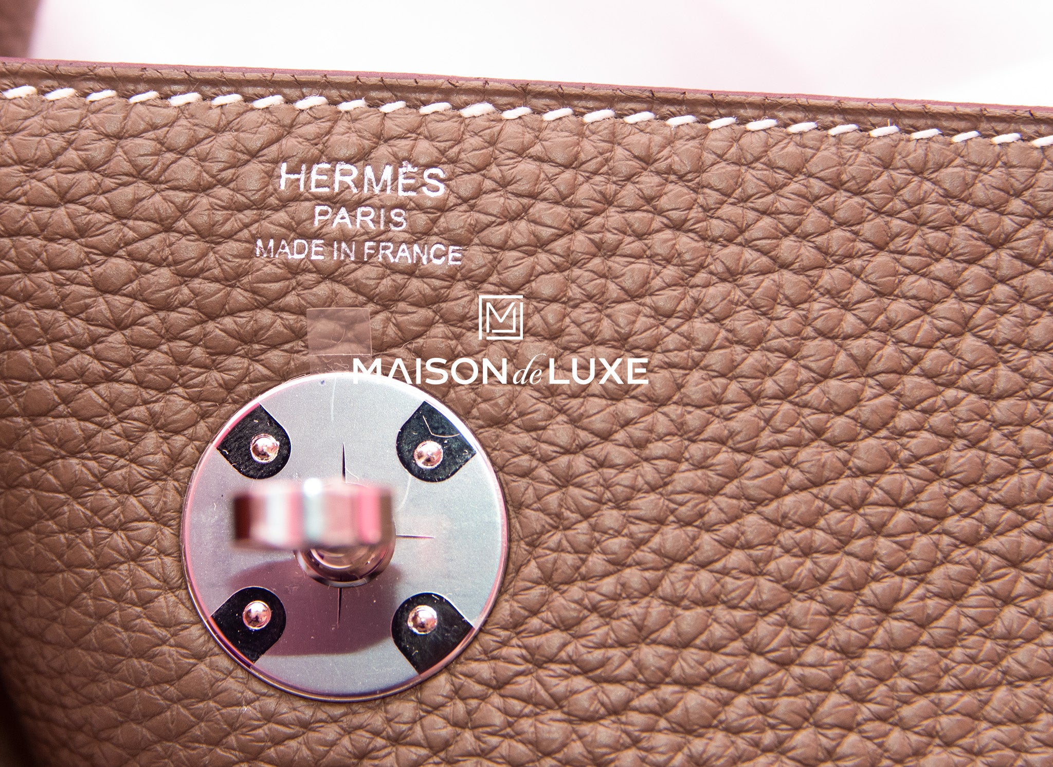Hermes Lindy 26, Etoupe with Palladium Hardware, New in Box WA001