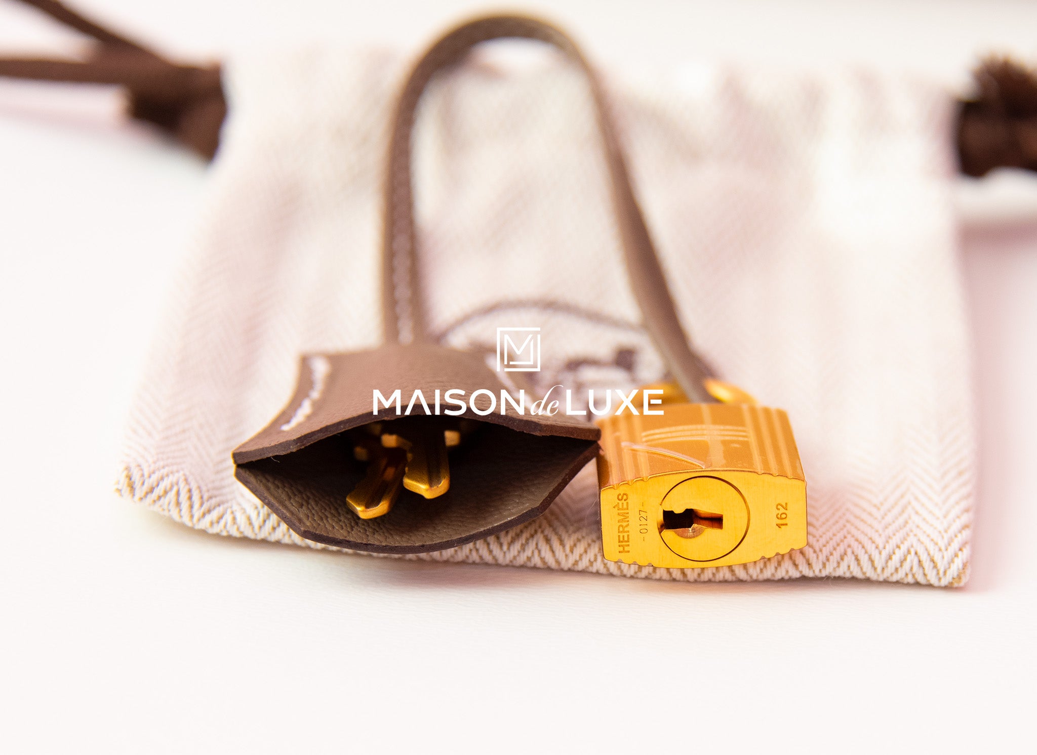 Hermes Special Order (HSS) Kelly Sellier 25 Etoupe and Craie Epsom bru –  Madison Avenue Couture