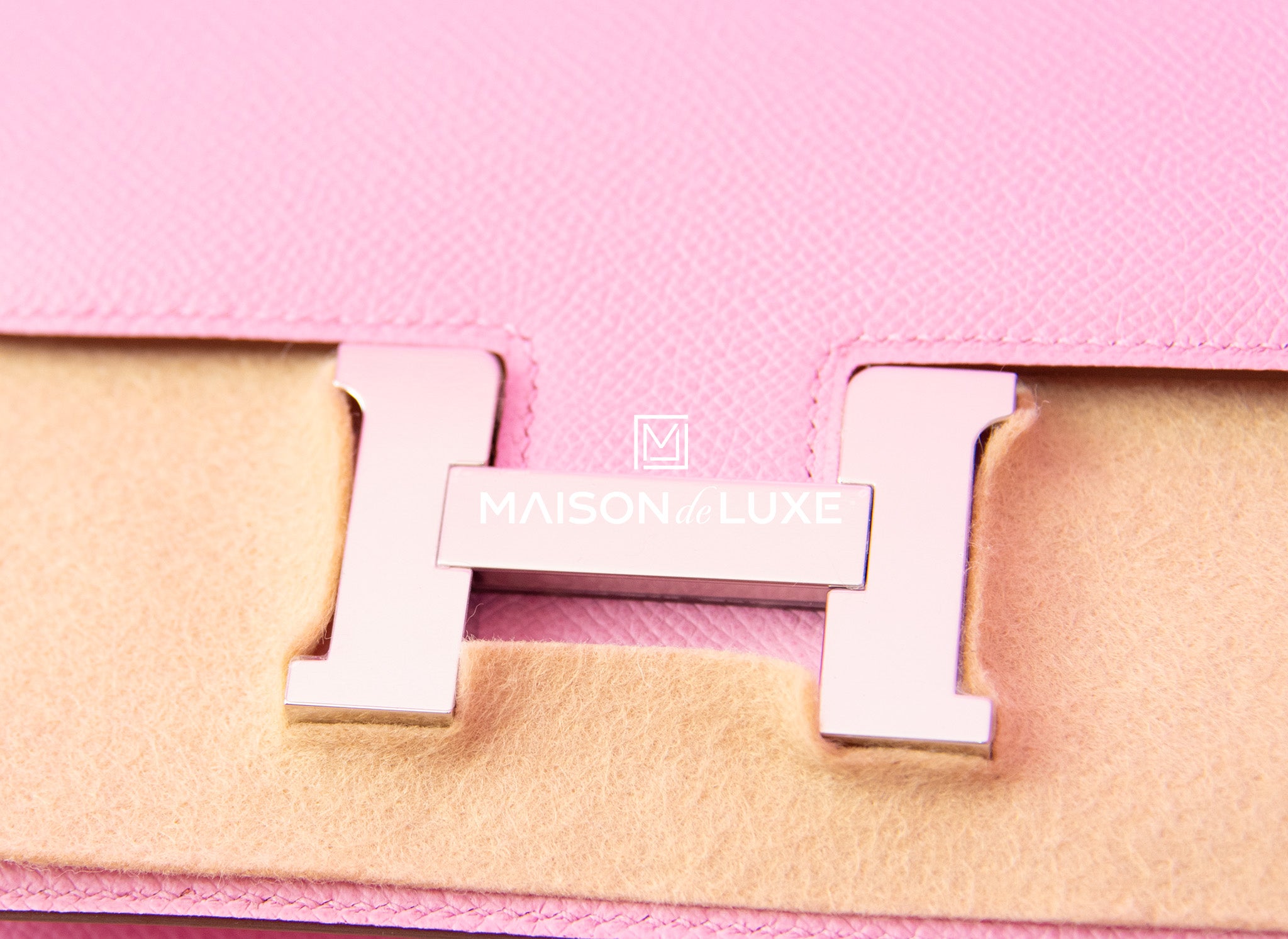 Hermes Rouge Casaque Epsom Constance Mini 18 Handbag Bag Kelly Birkin –  MAISON de LUXE