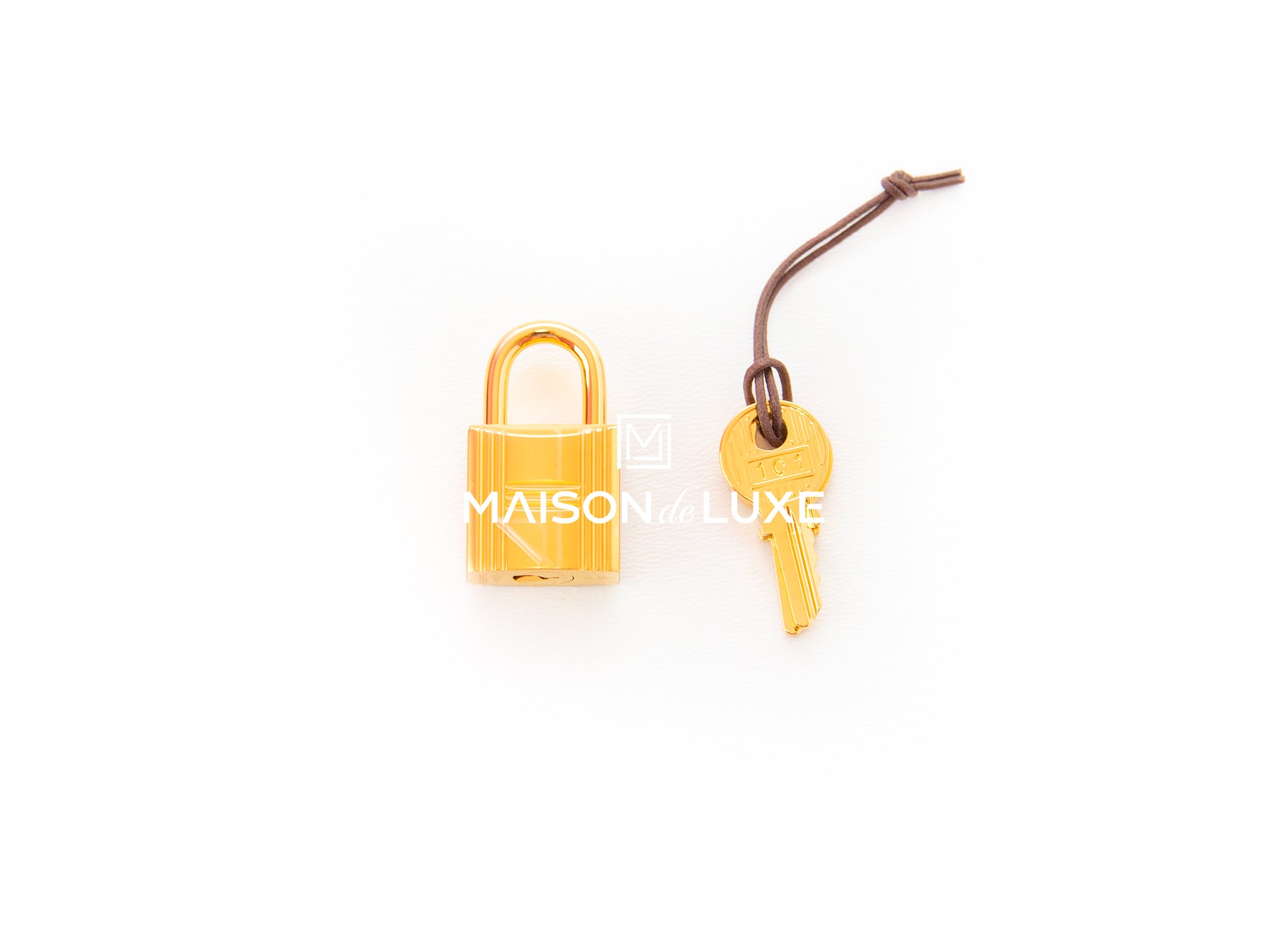 Hermes Small Gold Padlock & Keys