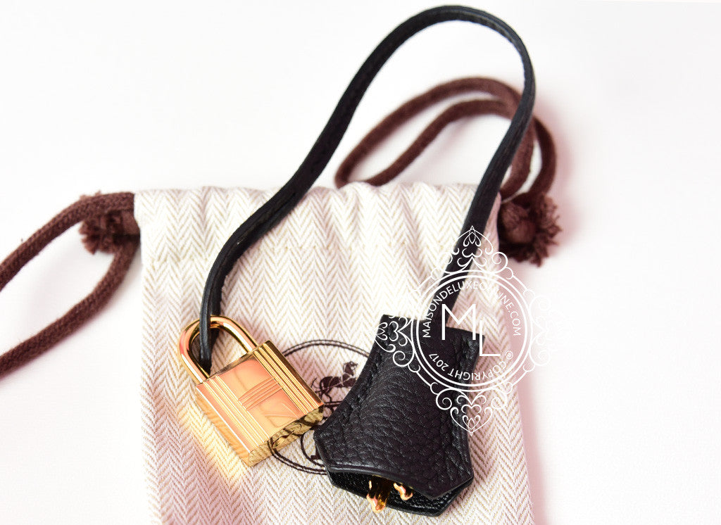 Hermes Birkin Handbag Black Togo with Gold Hardware 30 Black 513131