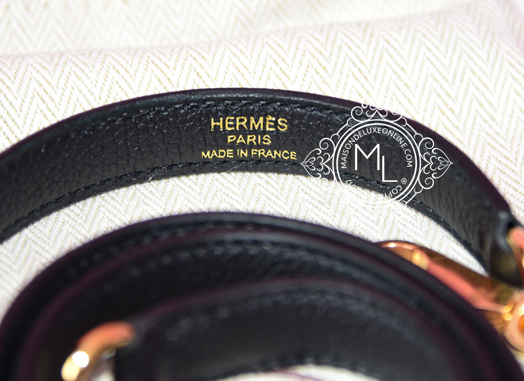 Hermes Kelly Handbag Black Togo with Gold Hardware 28 Black 2190211