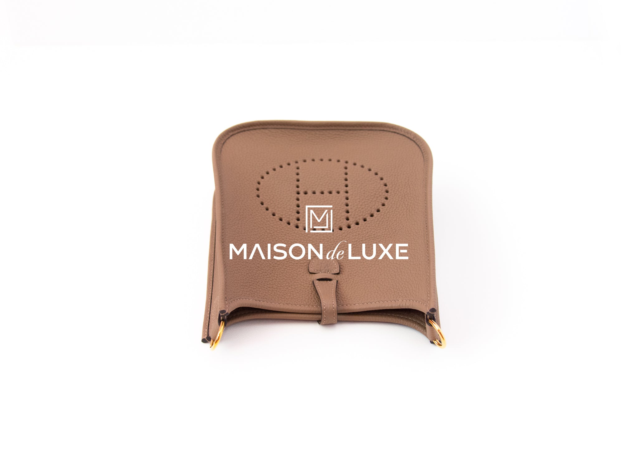Hermes Gold Brown Mini TPM 16 Evelyne Messenger Bag Handbag – MAISON de LUXE