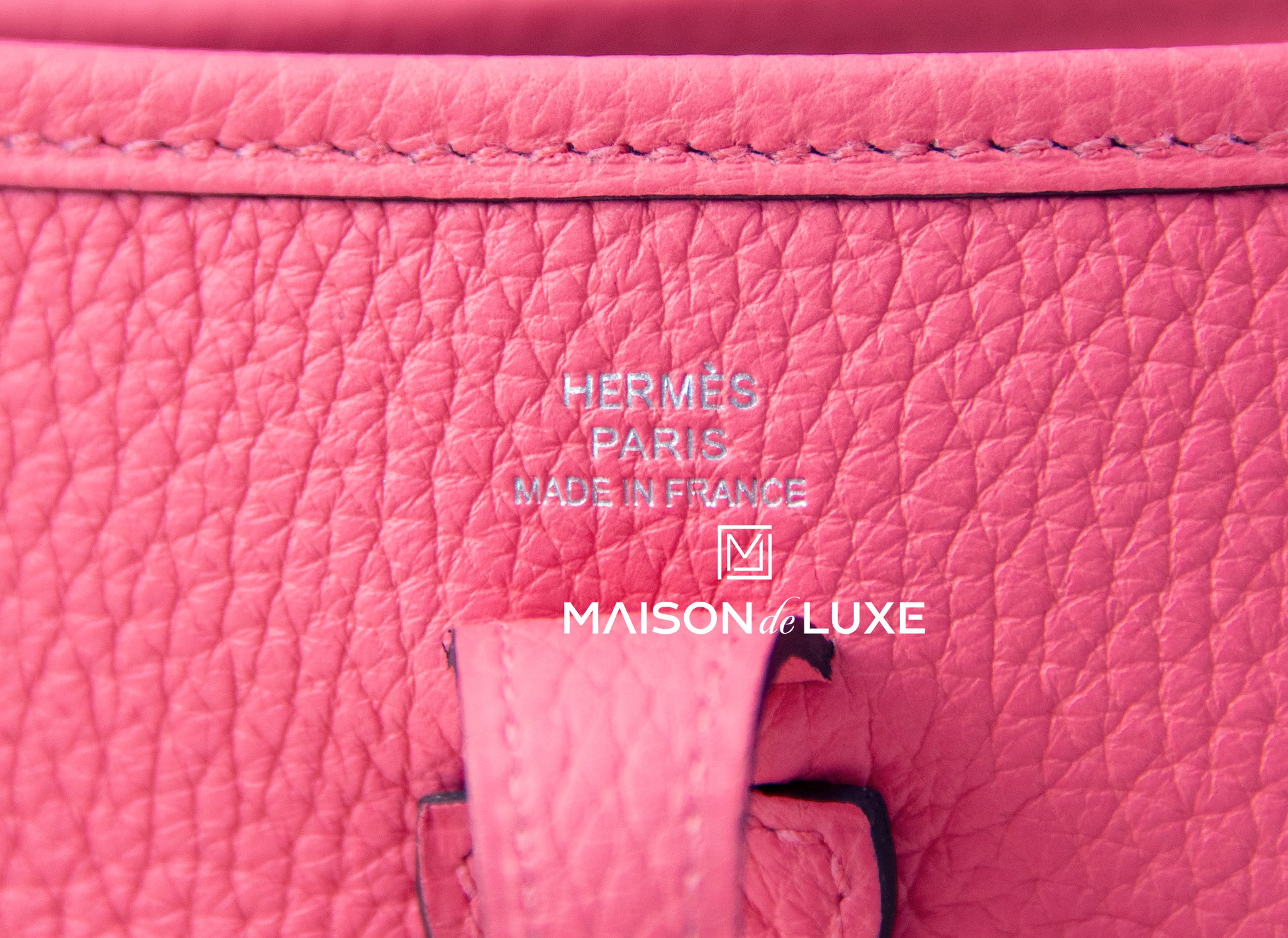 Hermes Rose Azalee Mini TPM Evelyne Messenger Bag - MAISON de LUXE