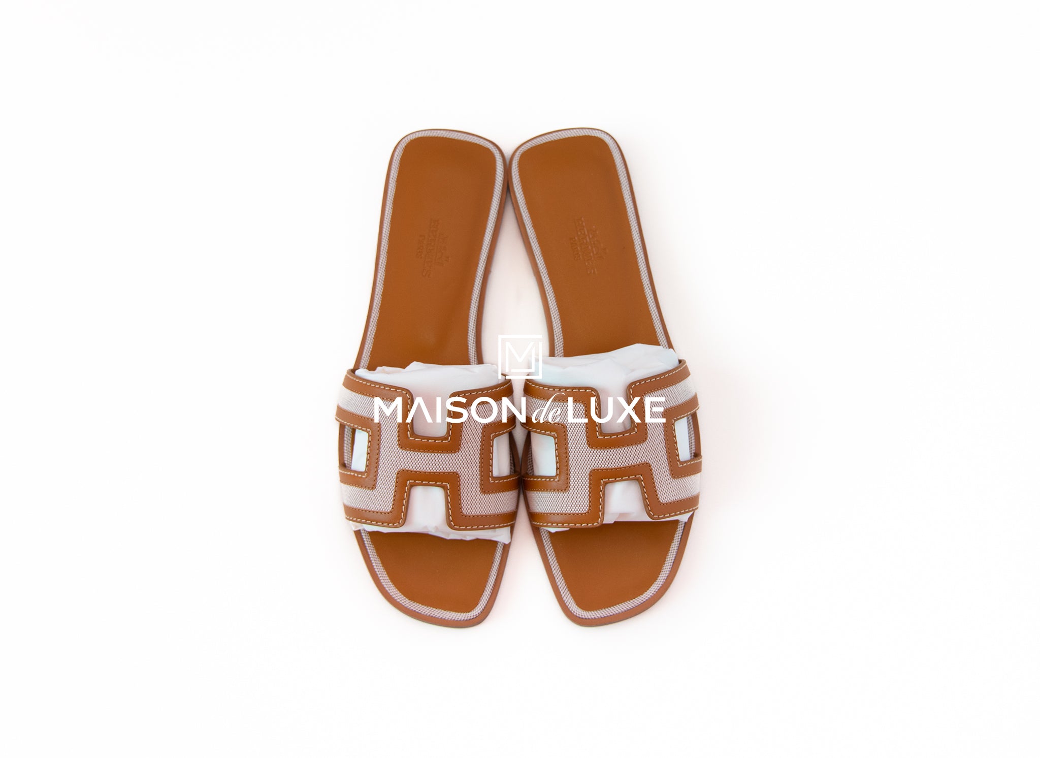 Hermes Oran Sandals Rouge Blush Box Calfskin 38 – Madison Avenue Couture