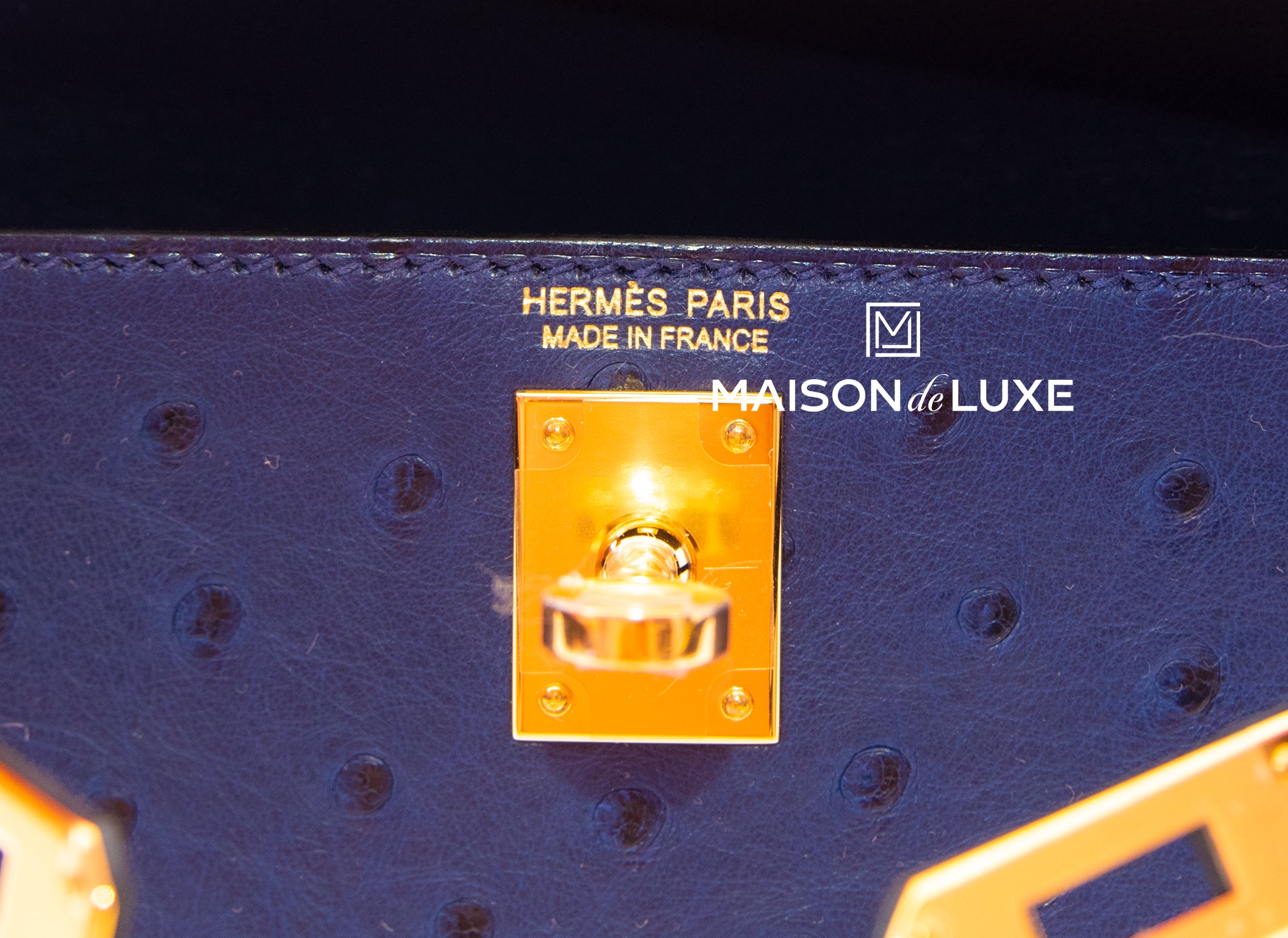 Hermès Bleuet Ostrich Mini Kelly II 20 Palladium Hardware, 2021