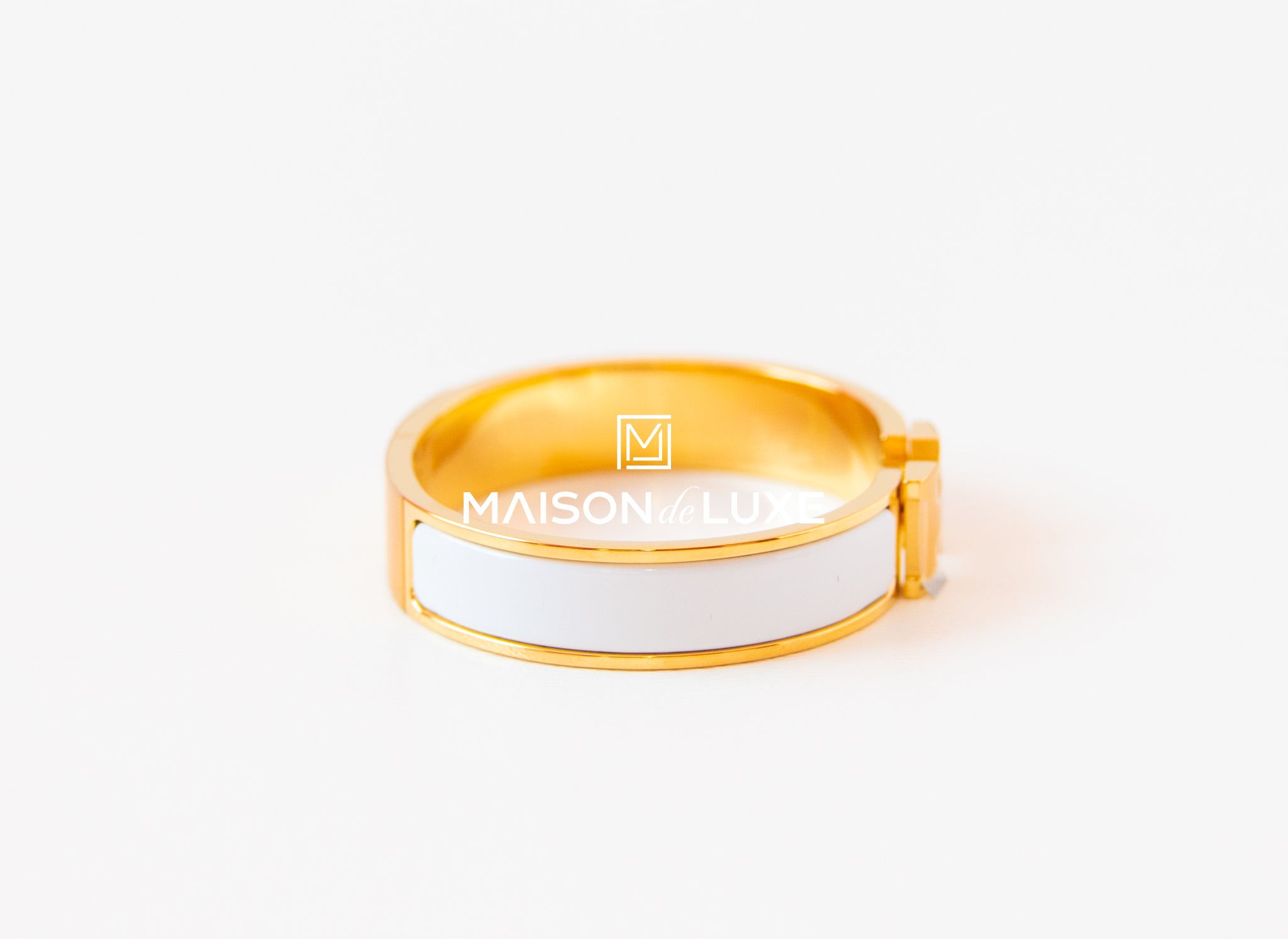 Hermès // Peach Melba Wide Clic Clac H Bracelet – VSP Consignment